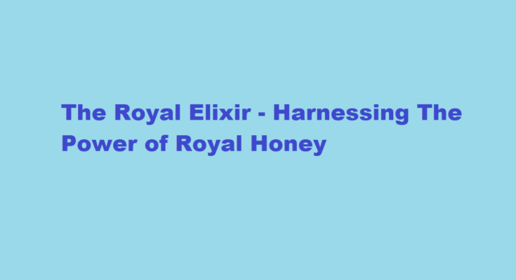 royal honey how to use